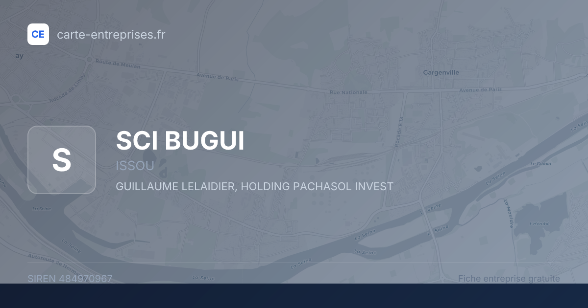 SCI BUGUI — 484970967 — fiche entreprise