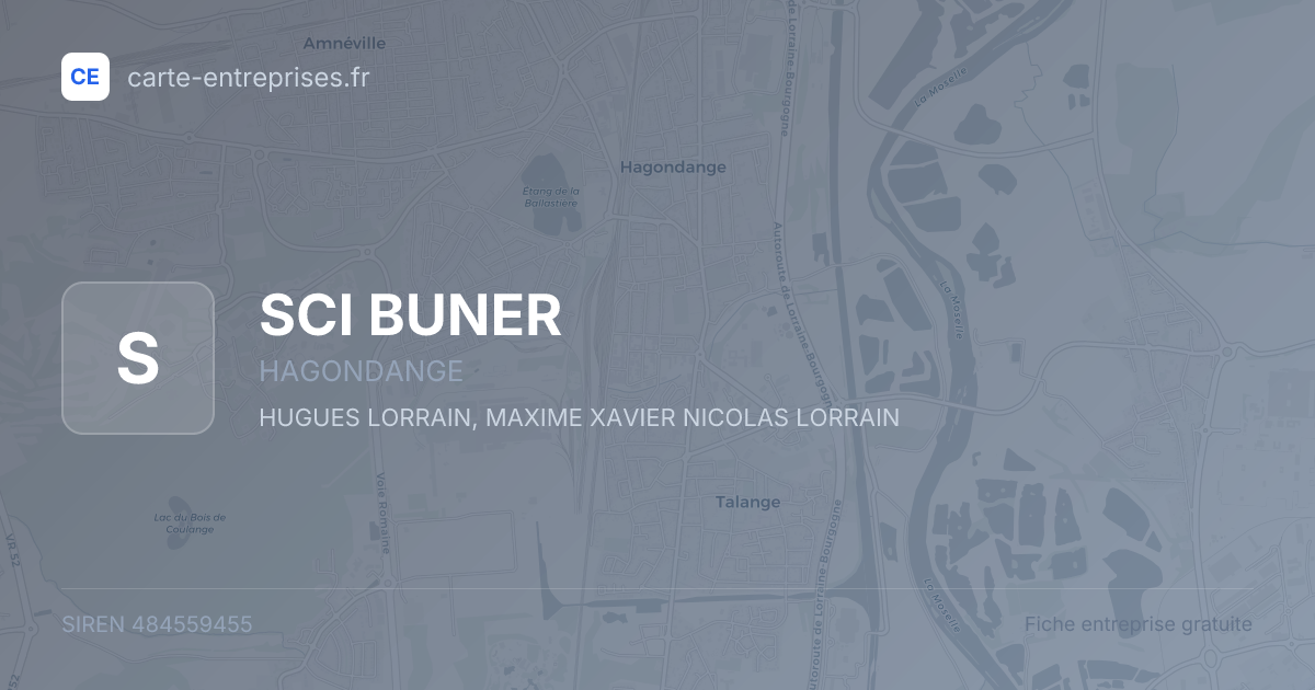 SCI BUNER — 484559455 — fiche entreprise