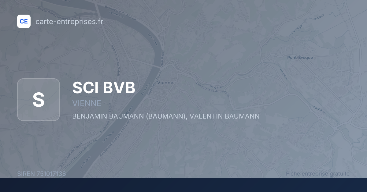 SCI BVB — 751017138 — fiche entreprise