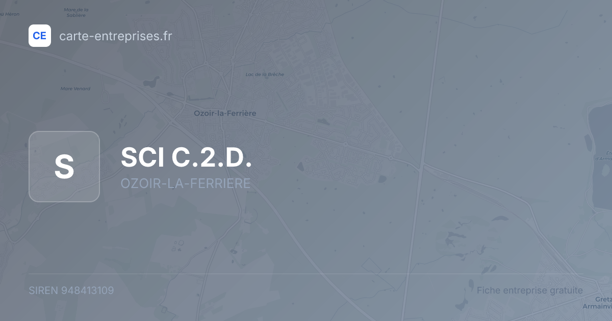 SCI C.2.D. — 948413109 — fiche entreprise