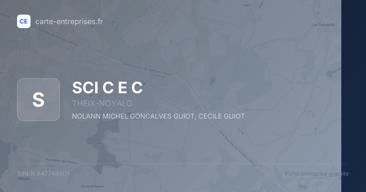 SCI C E C — 447748401 — fiche entreprise