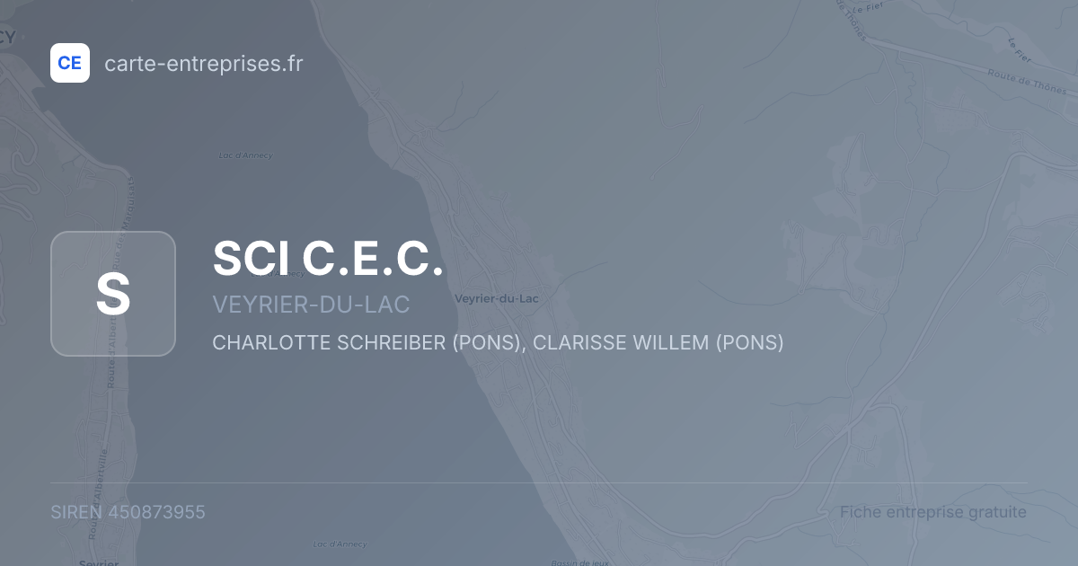 SCI C.E.C. — 450873955 — fiche entreprise