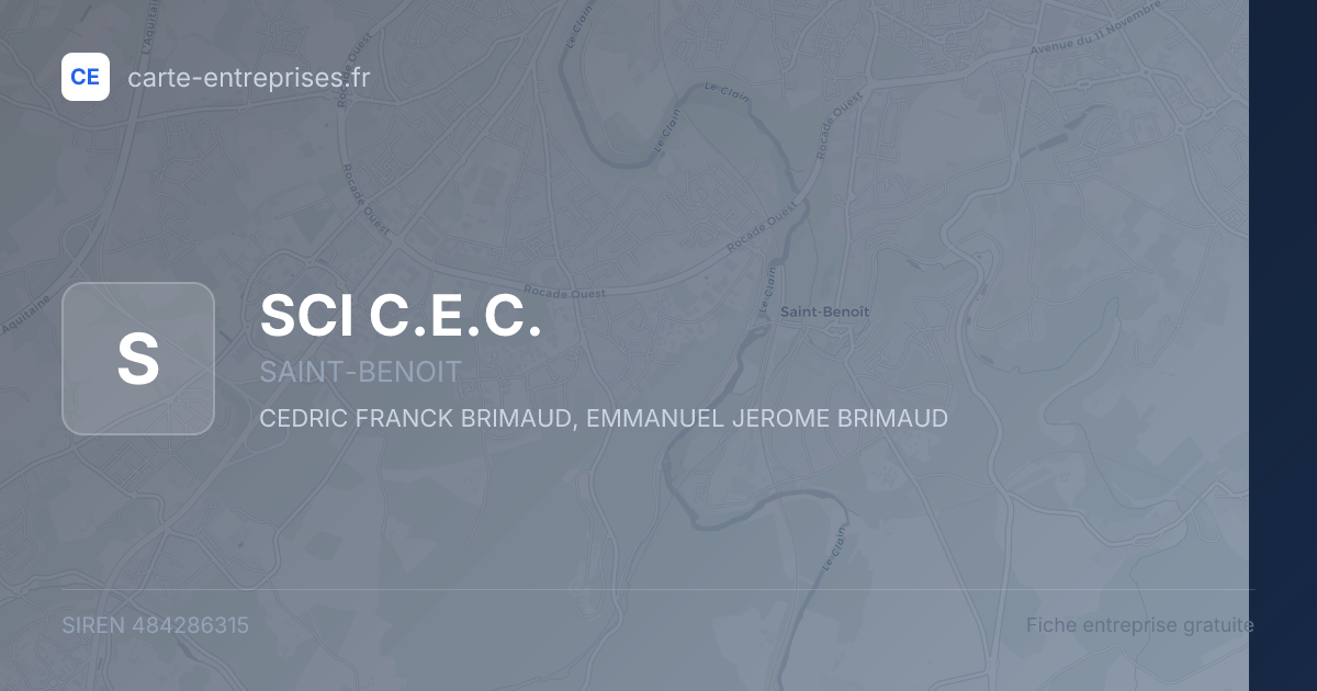 SCI C.E.C. — 484286315 — fiche entreprise