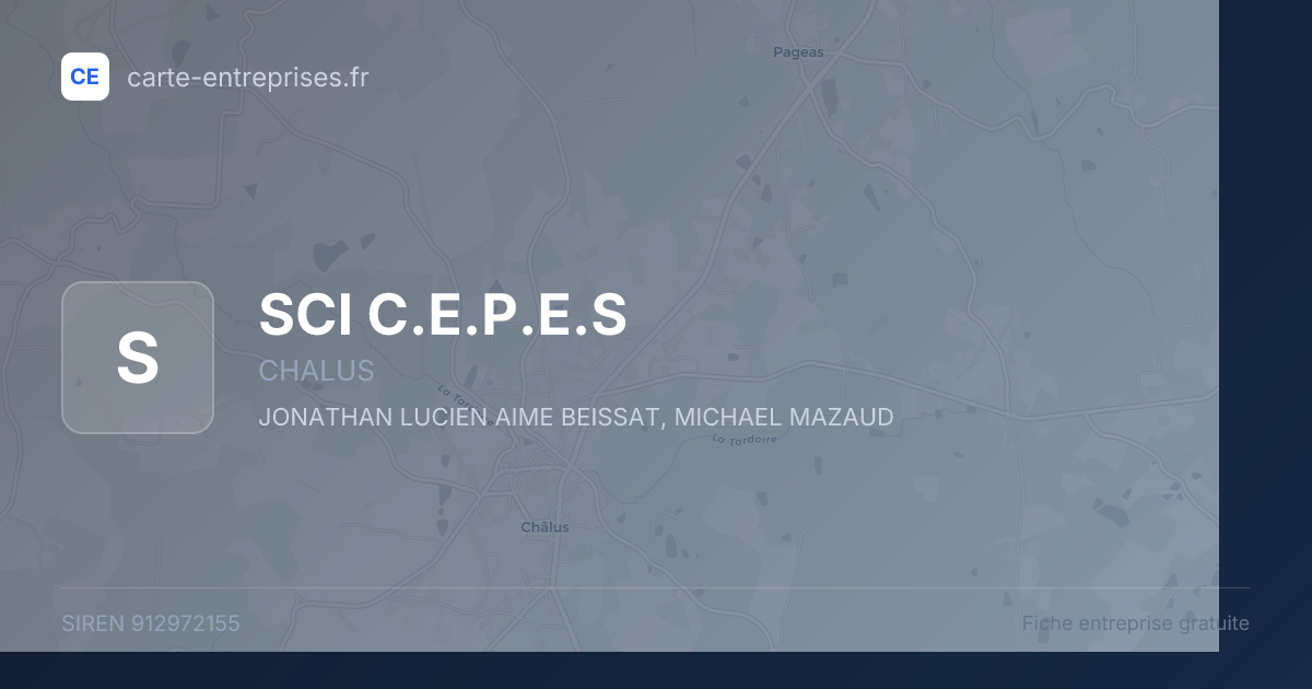 SCI C.E.P.E.S — 912972155 — fiche entreprise