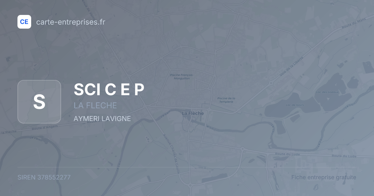 SCI C E P — 378552277 — fiche entreprise