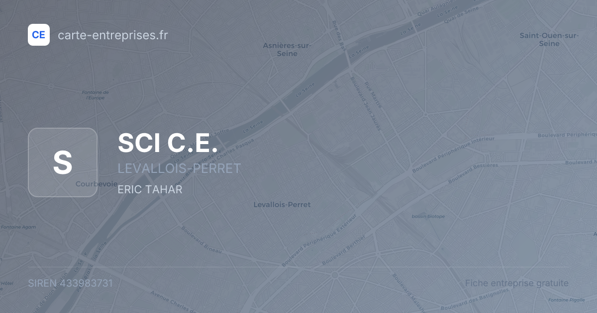 SCI C.E. — 433983731 — fiche entreprise