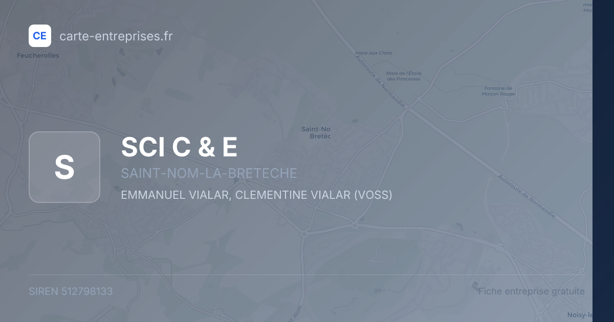 SCI C & E — 512798133 — fiche entreprise