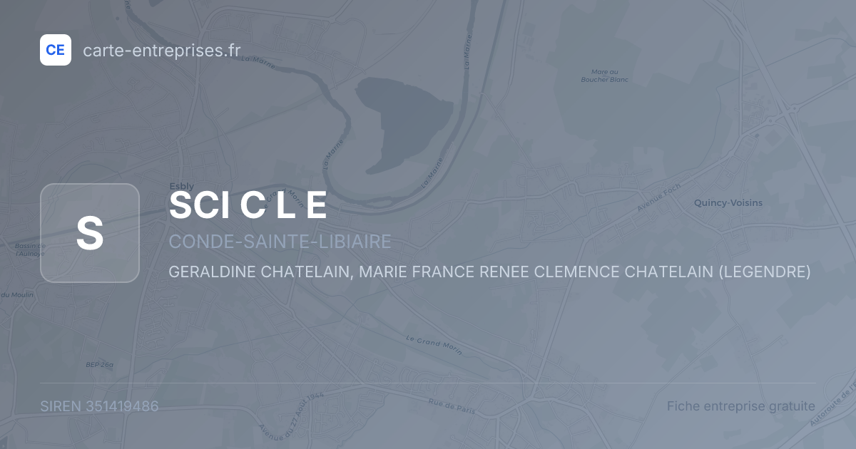 SCI C L E — 351419486 — fiche entreprise