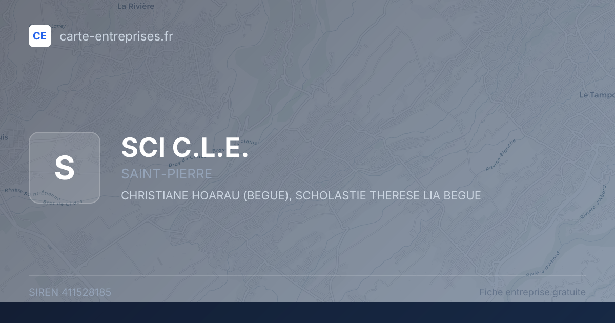 SCI C.L.E. — 411528185 — fiche entreprise