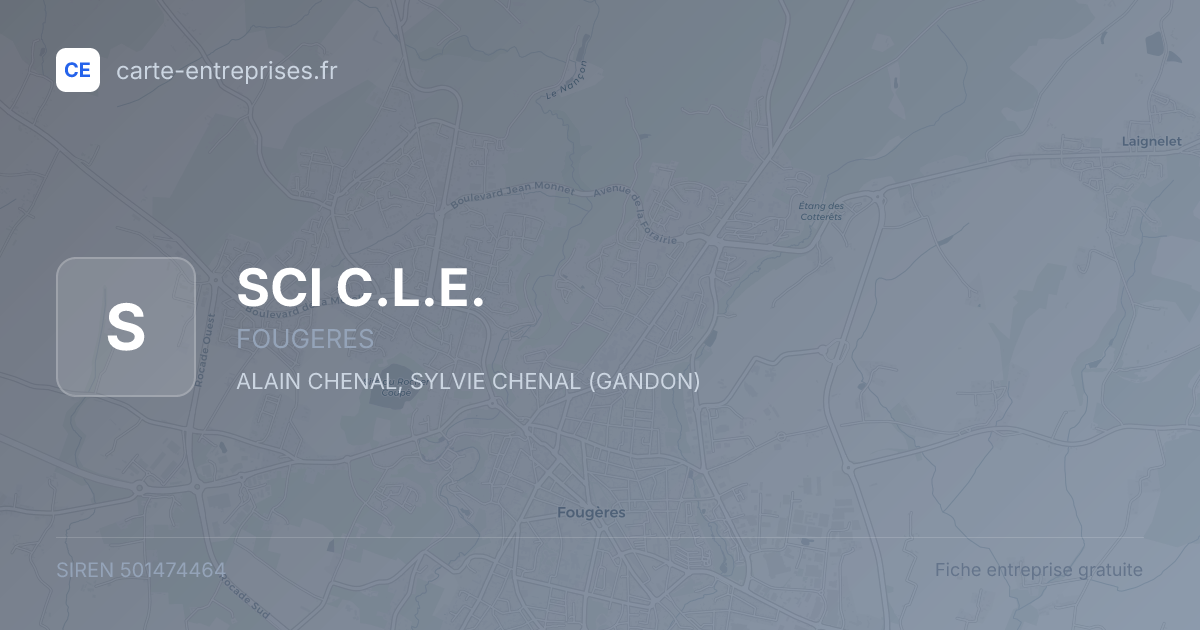 SCI C.L.E. — 501474464 — fiche entreprise
