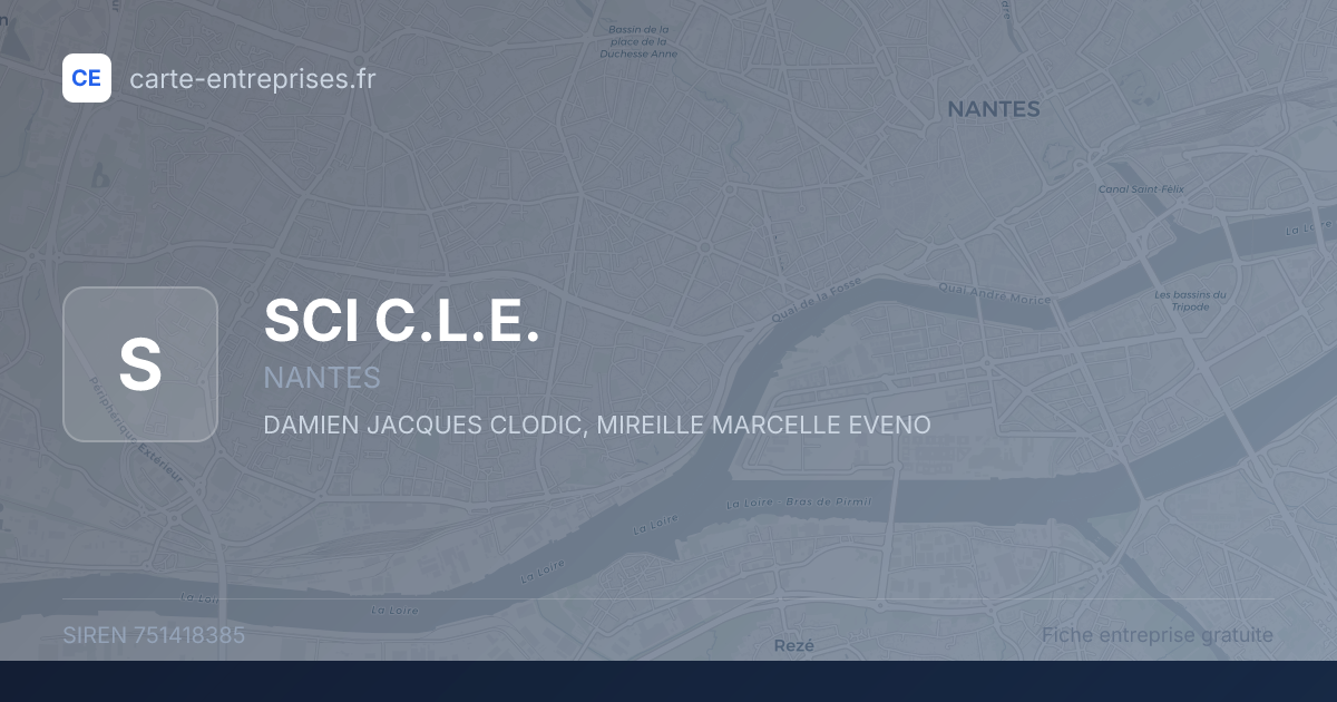 SCI C.L.E. — 751418385 — fiche entreprise