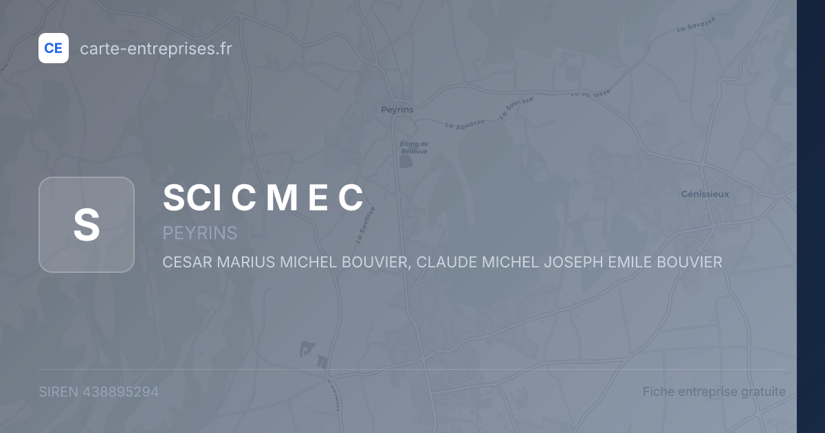 SCI C M E C — 438895294 — fiche entreprise