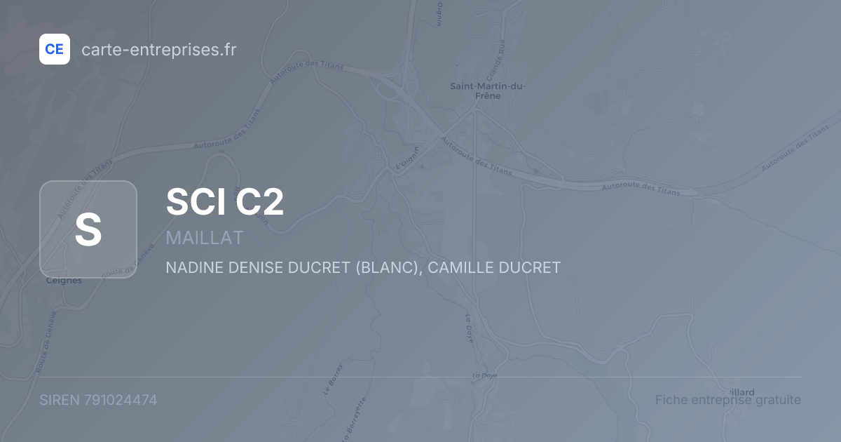 SCI C2 — 791024474 — fiche entreprise