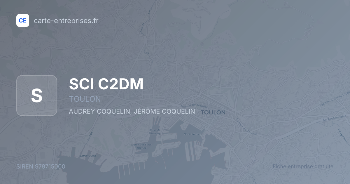SCI C2DM — 979715000 — fiche entreprise