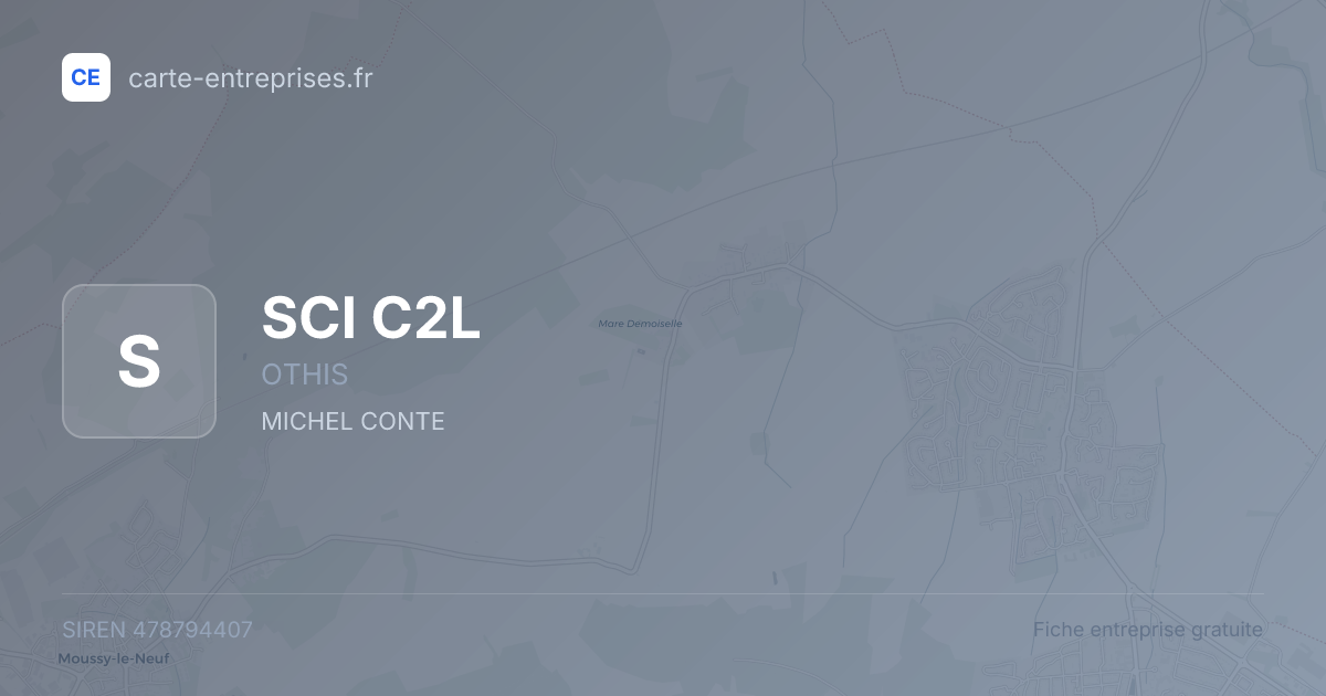 SCI C2L — 478794407 — fiche entreprise