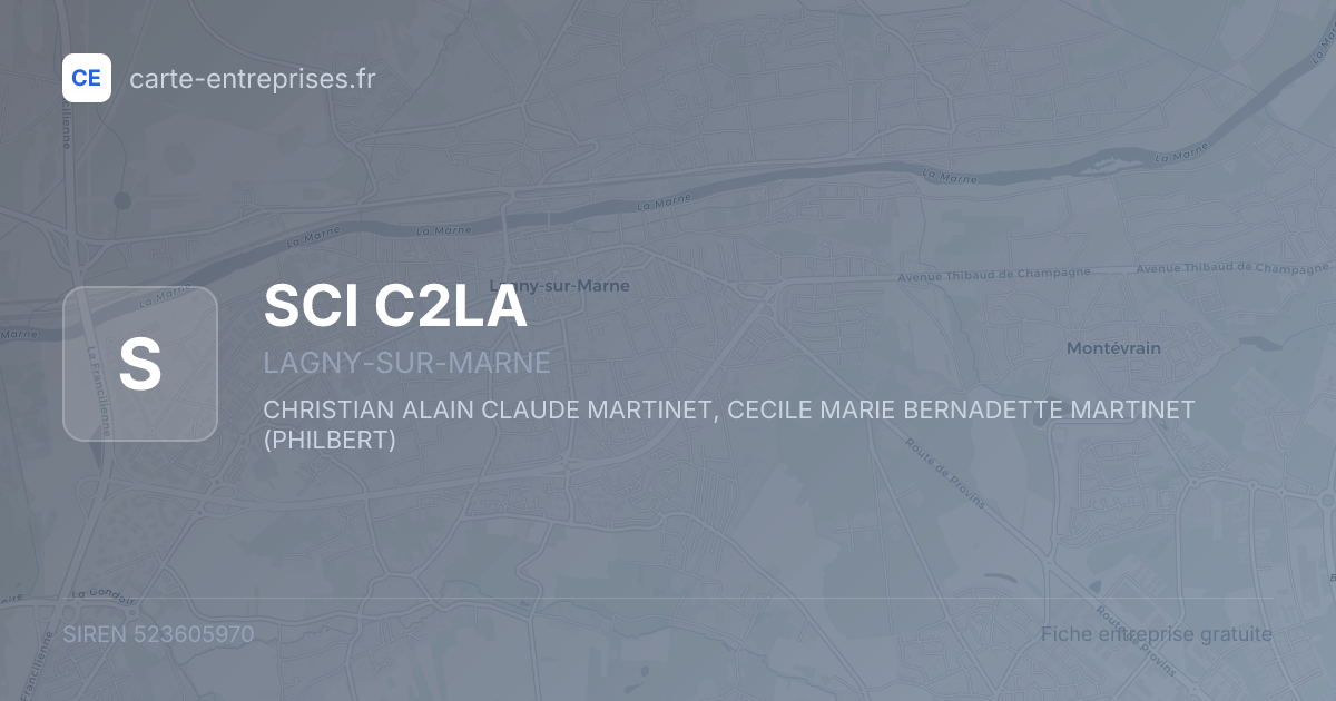 SCI C2LA — 523605970 — fiche entreprise