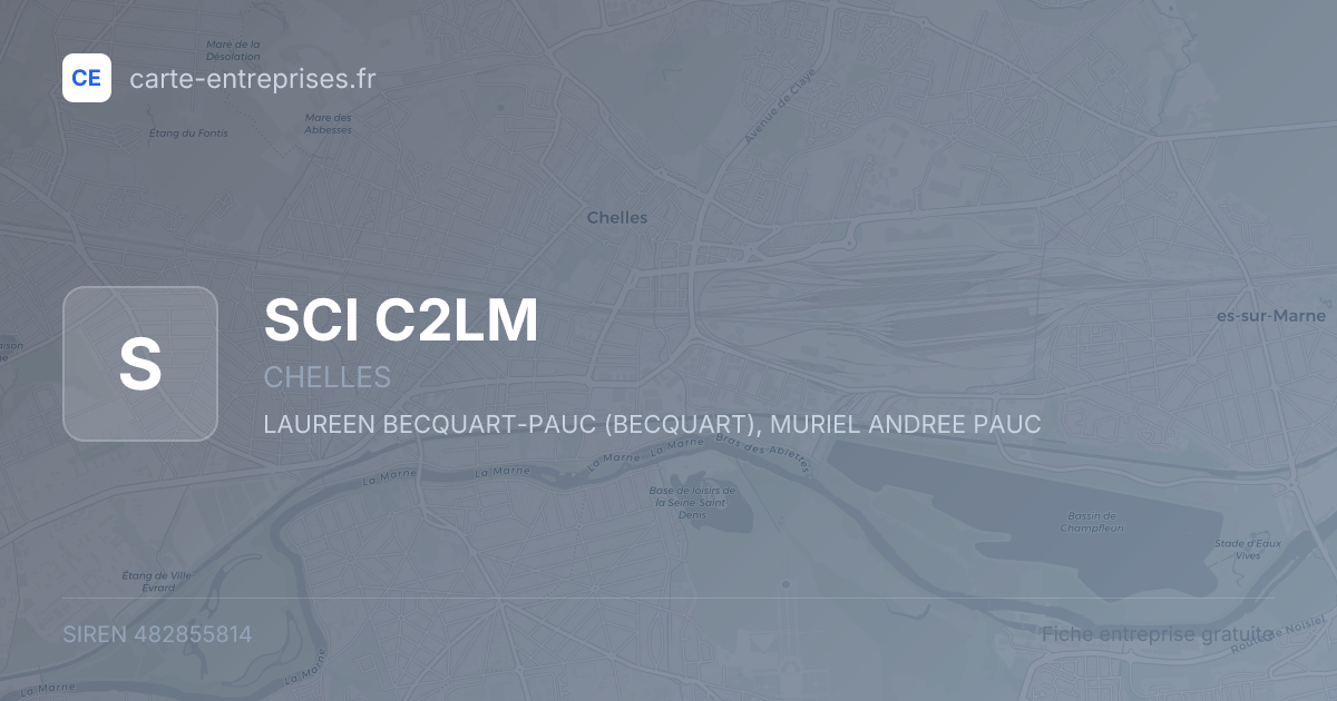 SCI C2LM — 482855814 — fiche entreprise