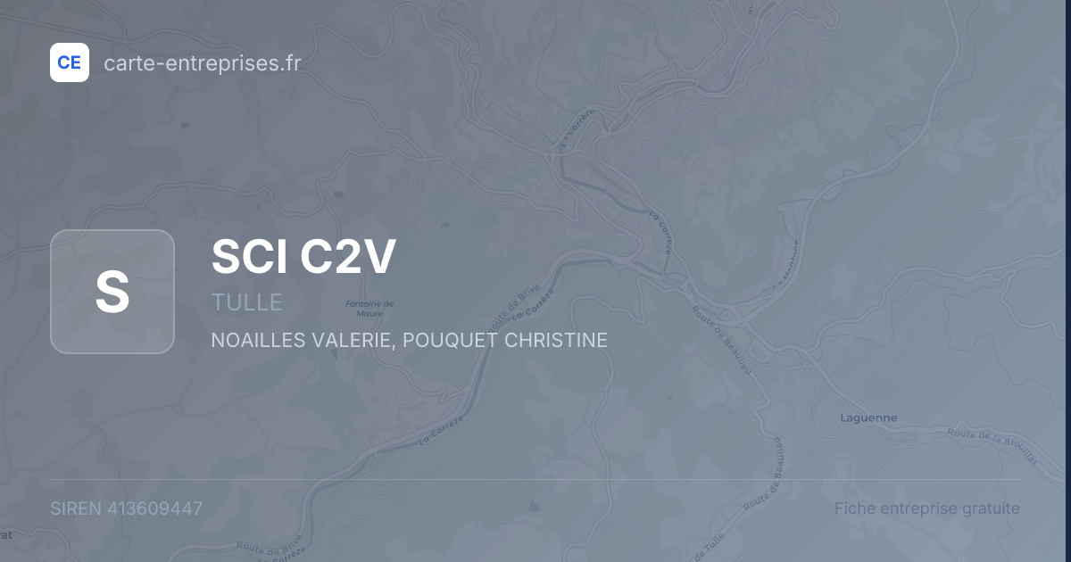 SCI C2V — 413609447 — fiche entreprise