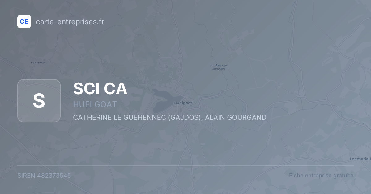SCI CA — 482373545 — fiche entreprise