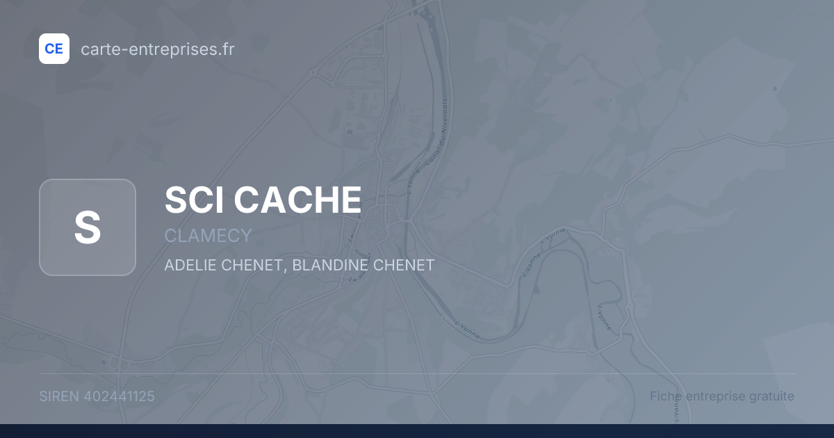 SCI CACHE — 402441125 — fiche entreprise