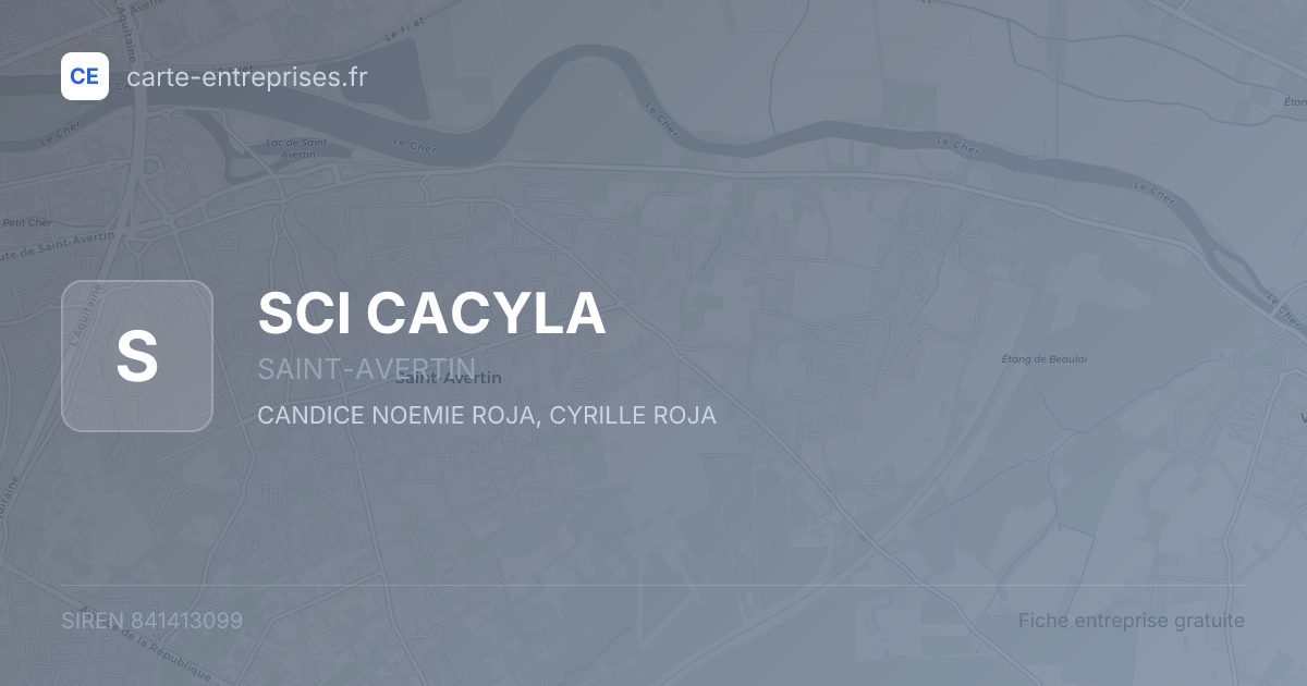 SCI CACYLA — 841413099 — fiche entreprise
