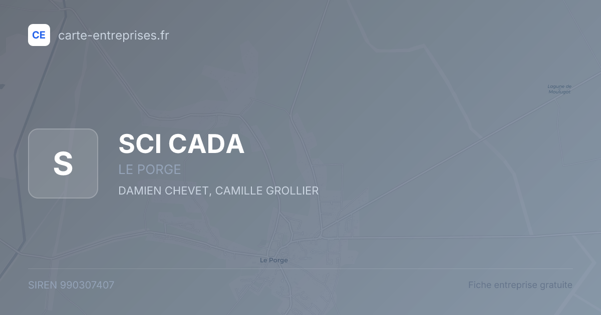 SCI CADA — 990307407 — fiche entreprise