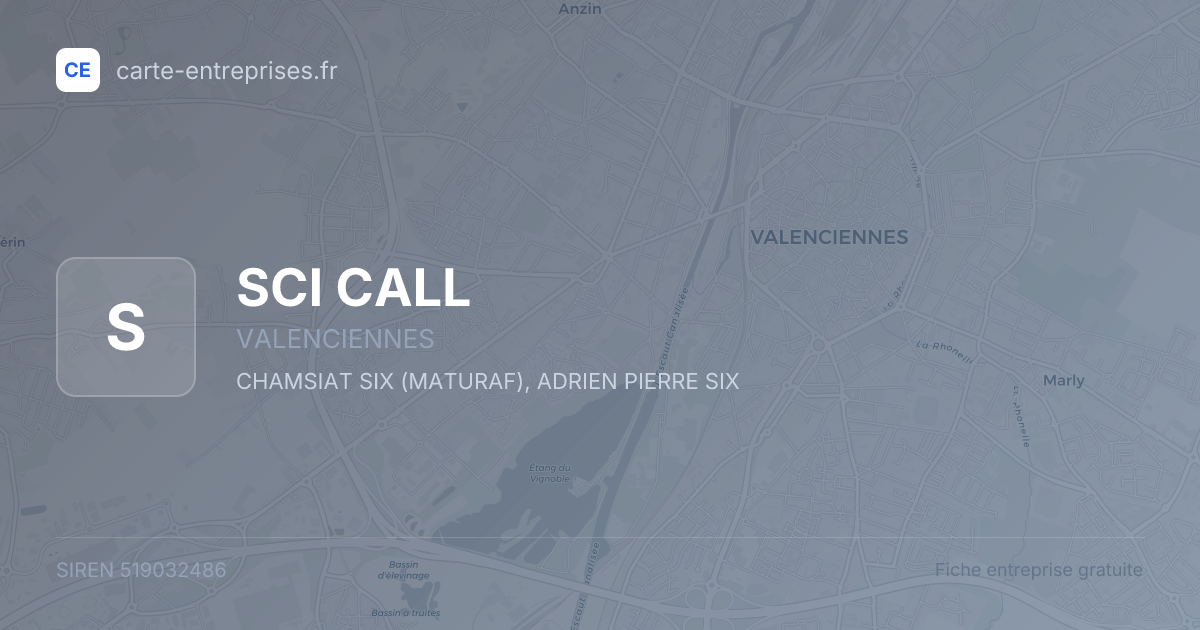 SCI CALL — 519032486 — fiche entreprise