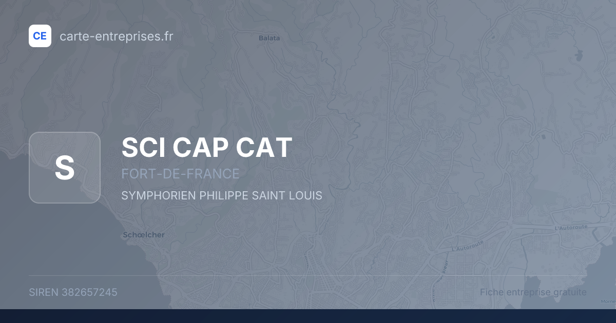 SCI CAP CAT — 382657245 — fiche entreprise