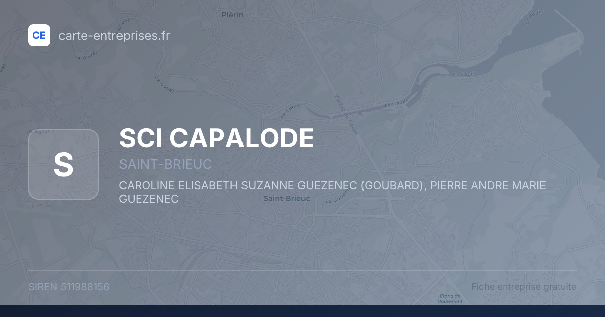 SCI CAPALODE — 511988156 — fiche entreprise