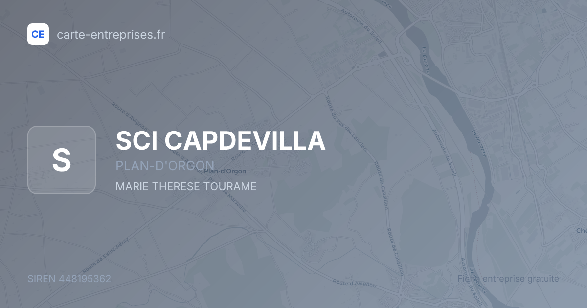 SCI CAPDEVILLA — 448195362 — fiche entreprise