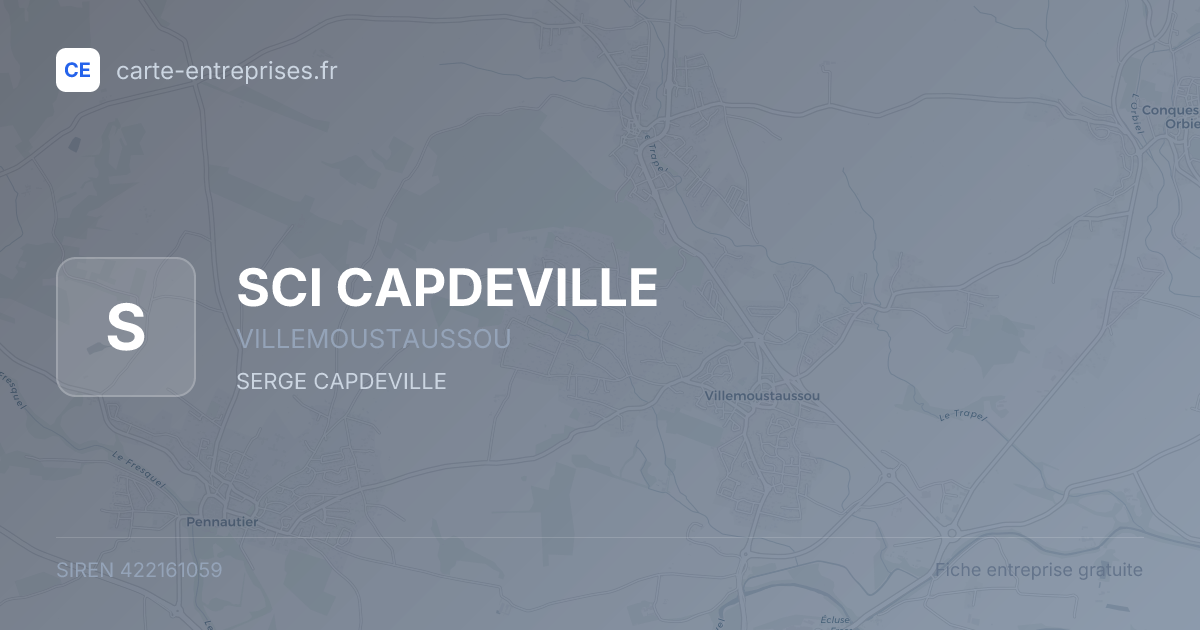SCI CAPDEVILLE — 422161059 — fiche entreprise