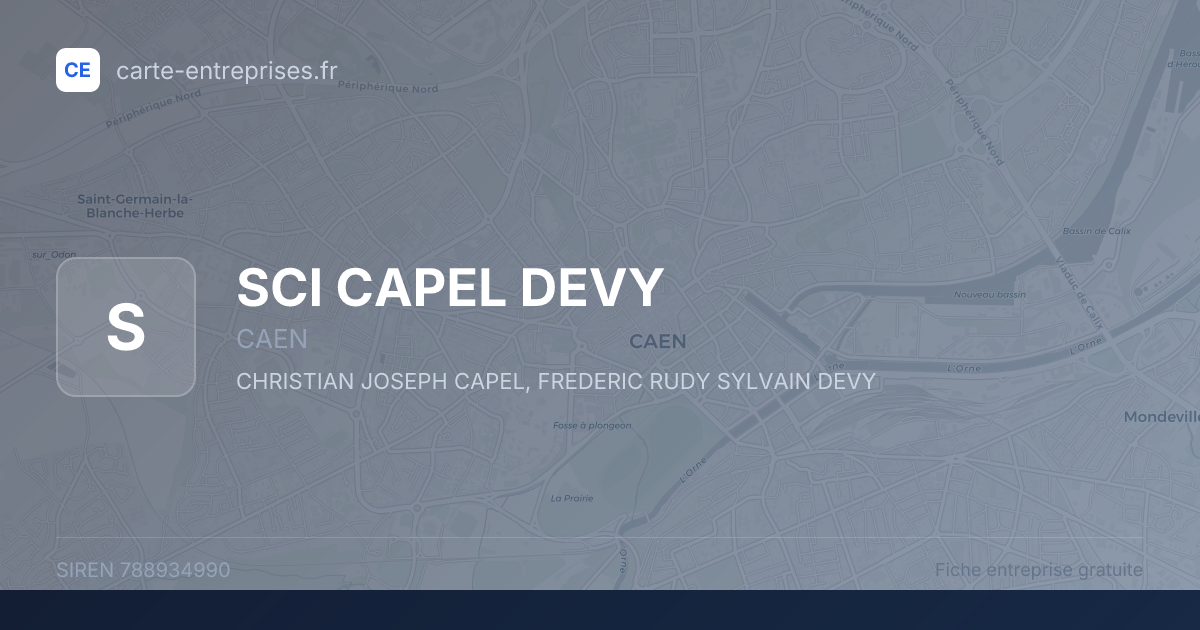 SCI CAPEL DEVY — 788934990 — fiche entreprise