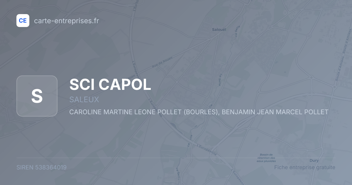 SCI CAPOL — 538364019 — fiche entreprise