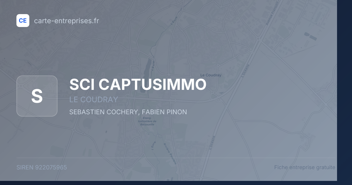 SCI CAPTUSIMMO — 922075965 — fiche entreprise