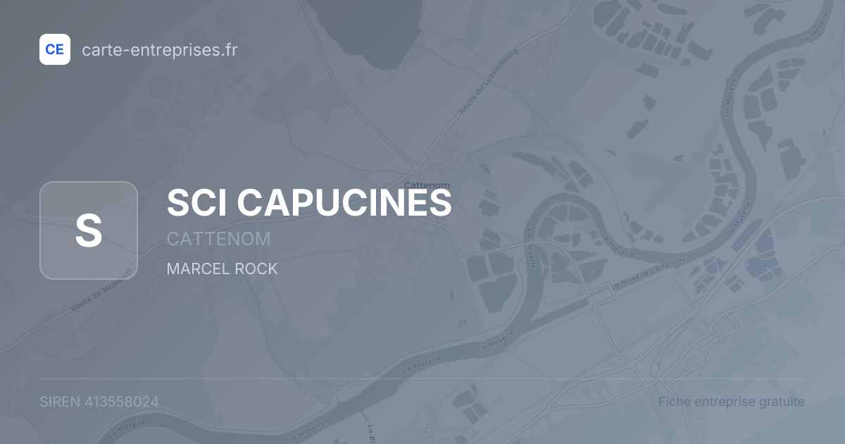 SCI CAPUCINES — 413558024 — fiche entreprise