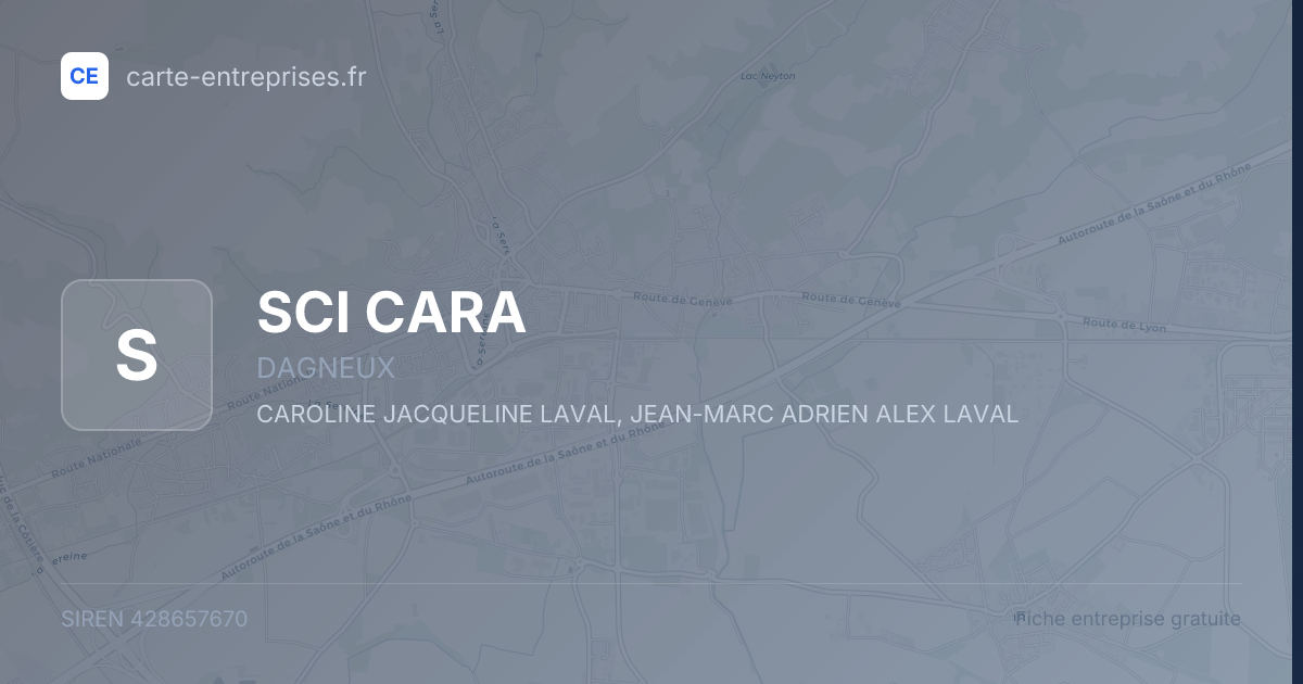 SCI CARA — 428657670 — fiche entreprise