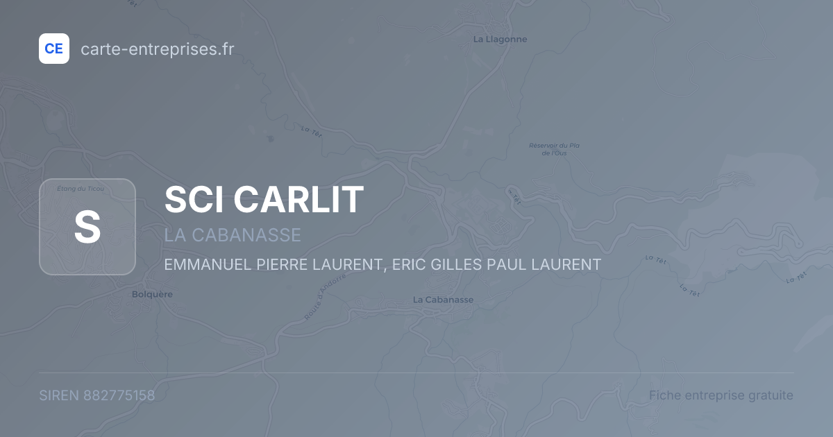 SCI CARLIT — 882775158 — fiche entreprise
