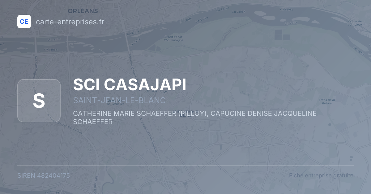 SCI CASAJAPI — 482404175 — fiche entreprise