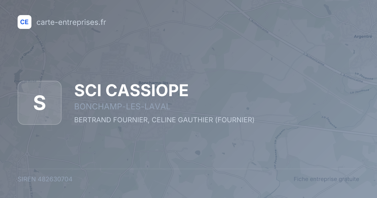 SCI CASSIOPE — 482630704 — fiche entreprise