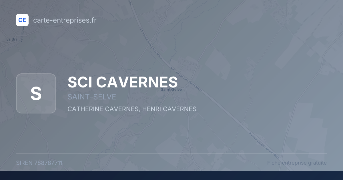 SCI CAVERNES — 788787711 — fiche entreprise
