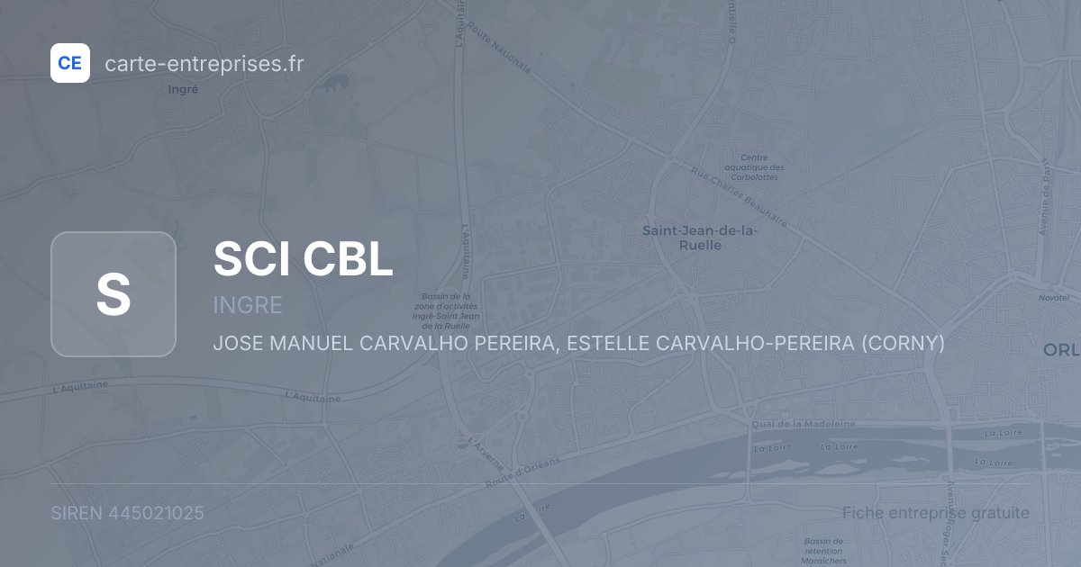 SCI CBL — 445021025 — fiche entreprise