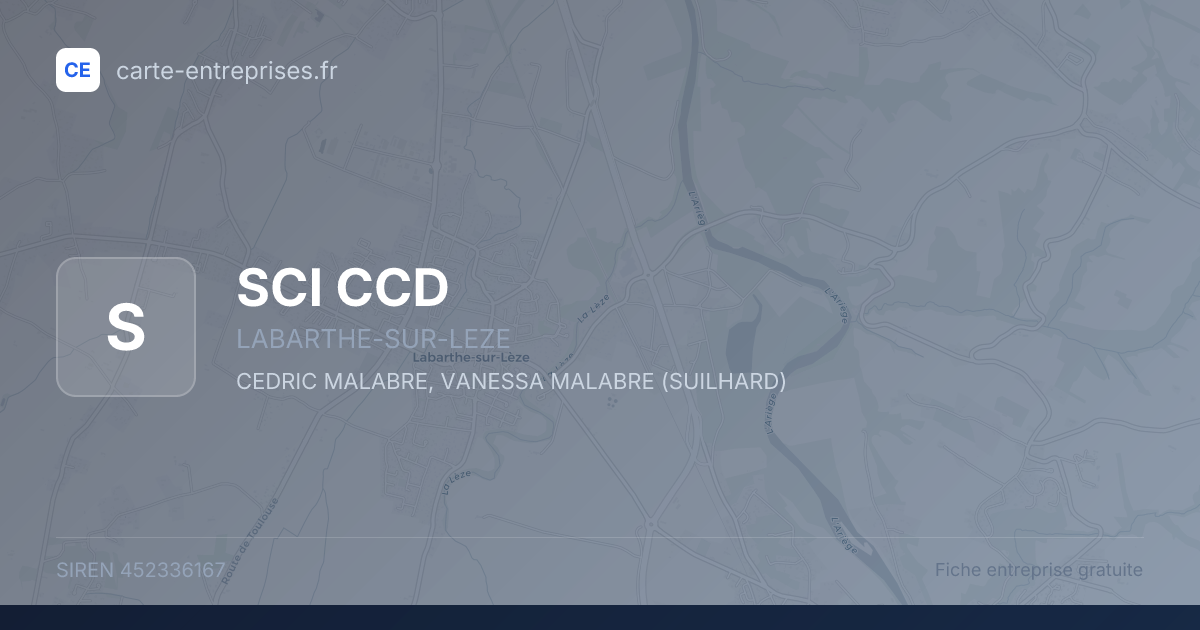 SCI CCD — 452336167 — fiche entreprise