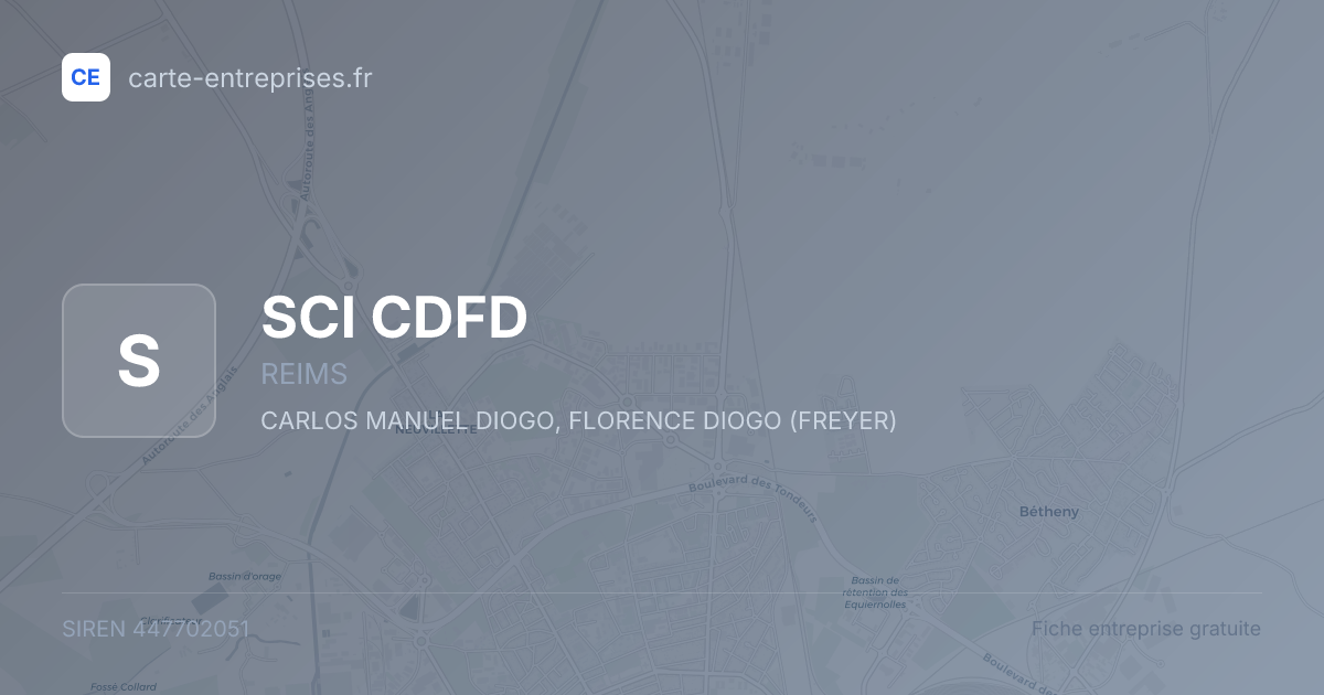 SCI CDFD — 447702051 — fiche entreprise