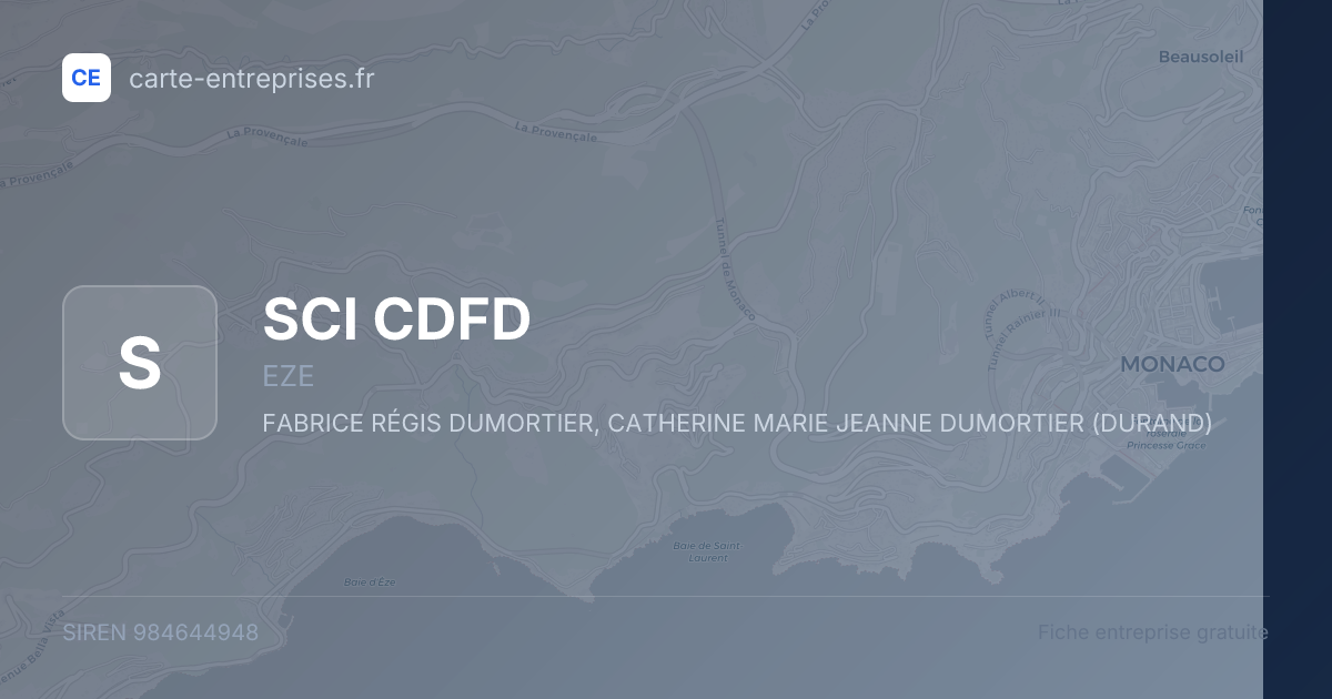 SCI CDFD — 984644948 — fiche entreprise