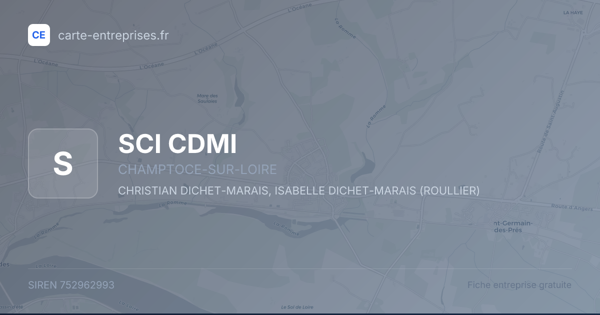 SCI CDMI — 752962993 — fiche entreprise