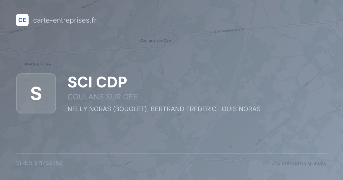 SCI CDP — 511732752 — fiche entreprise