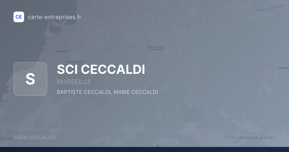 SCI CECCALDI — 504536293 — fiche entreprise