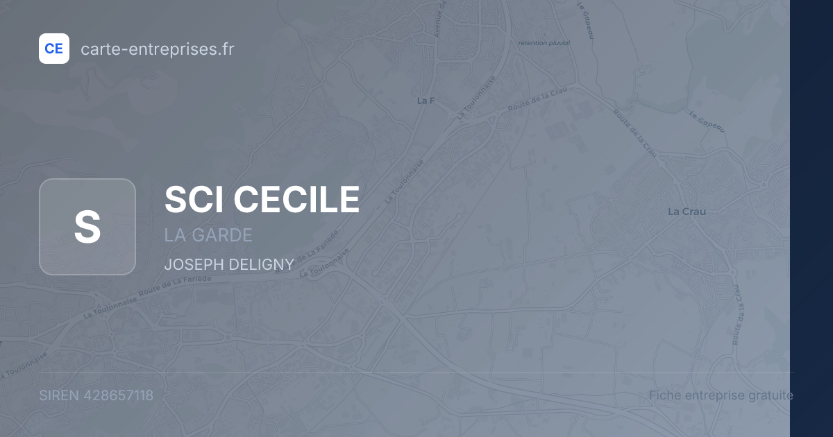 SCI CECILE — 428657118 — fiche entreprise