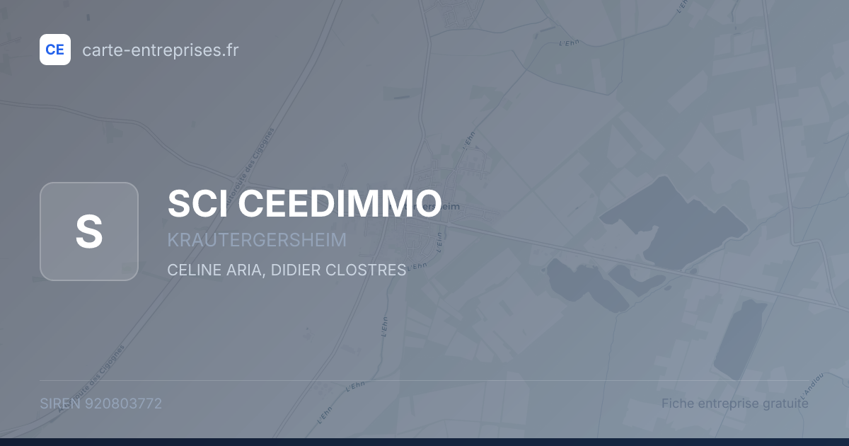 SCI CEEDIMMO — 920803772 — fiche entreprise