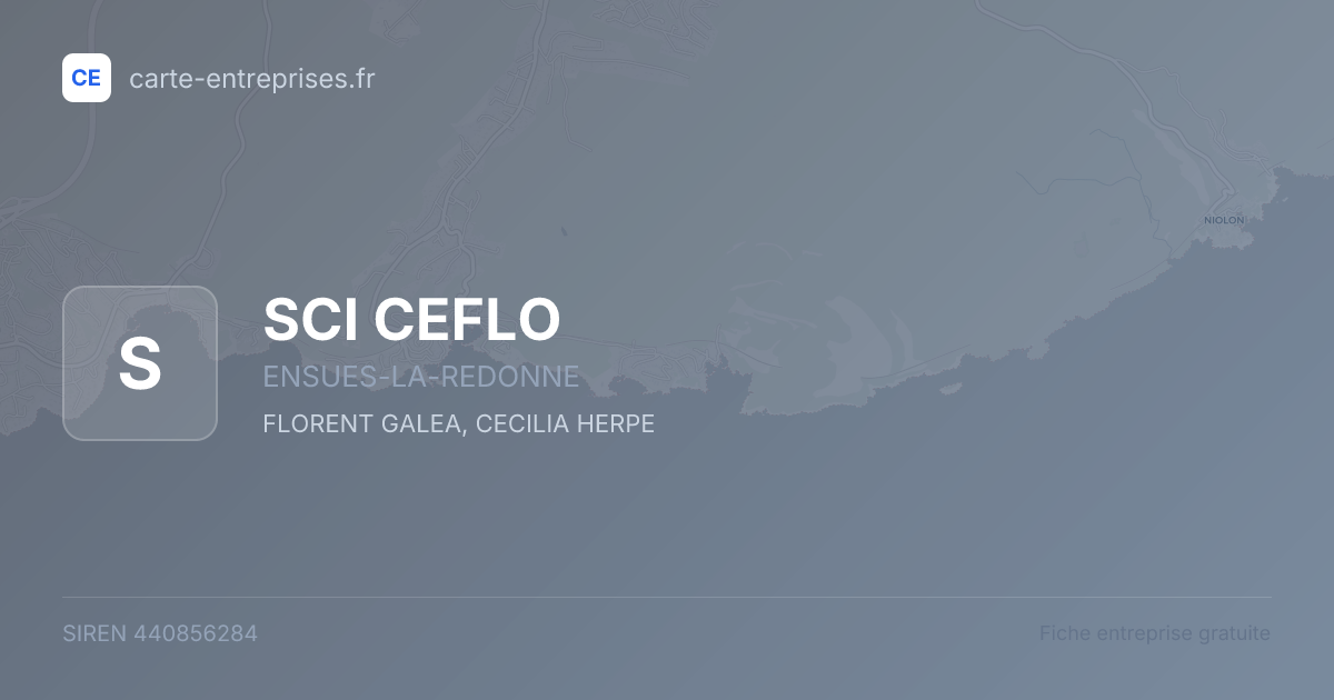 SCI CEFLO — 440856284 — fiche entreprise